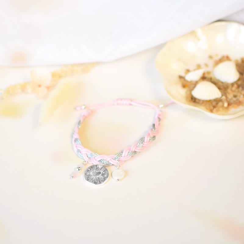 Bracelet tressé amour