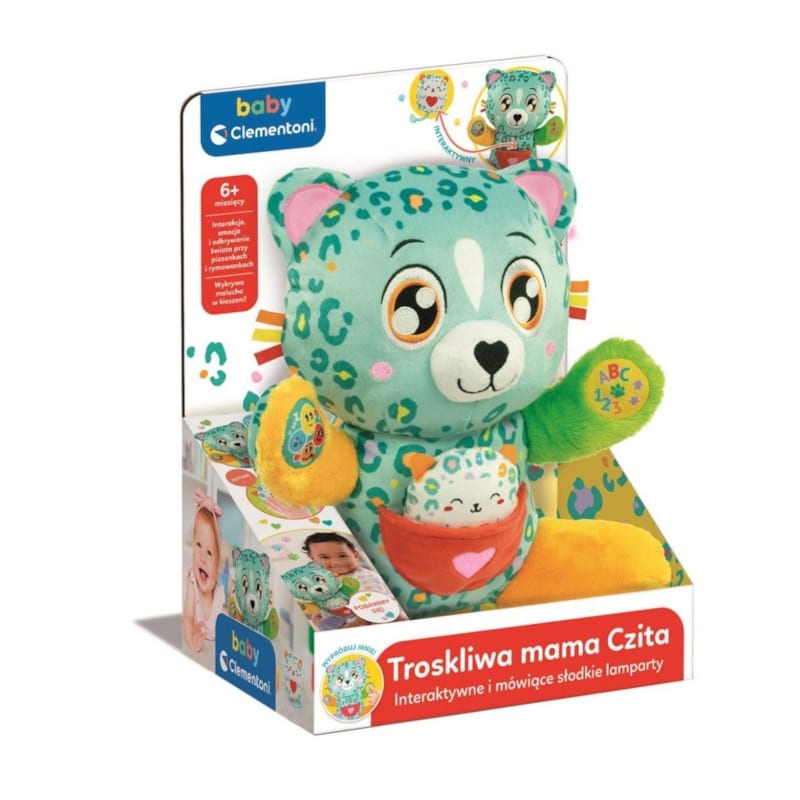 Peluche interactive clementoni 50935 baby - czita la maman dragon
