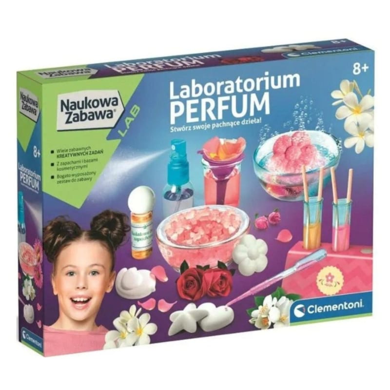 Coffret scientifique clementoni 50887 science and jeu - laboratoire de parfums