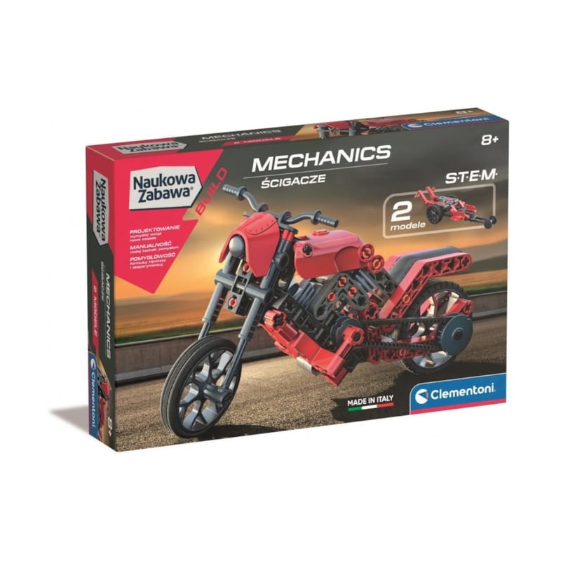 Coffret scientifique clementoni 50789 science and jeu - labo mécanique bolides