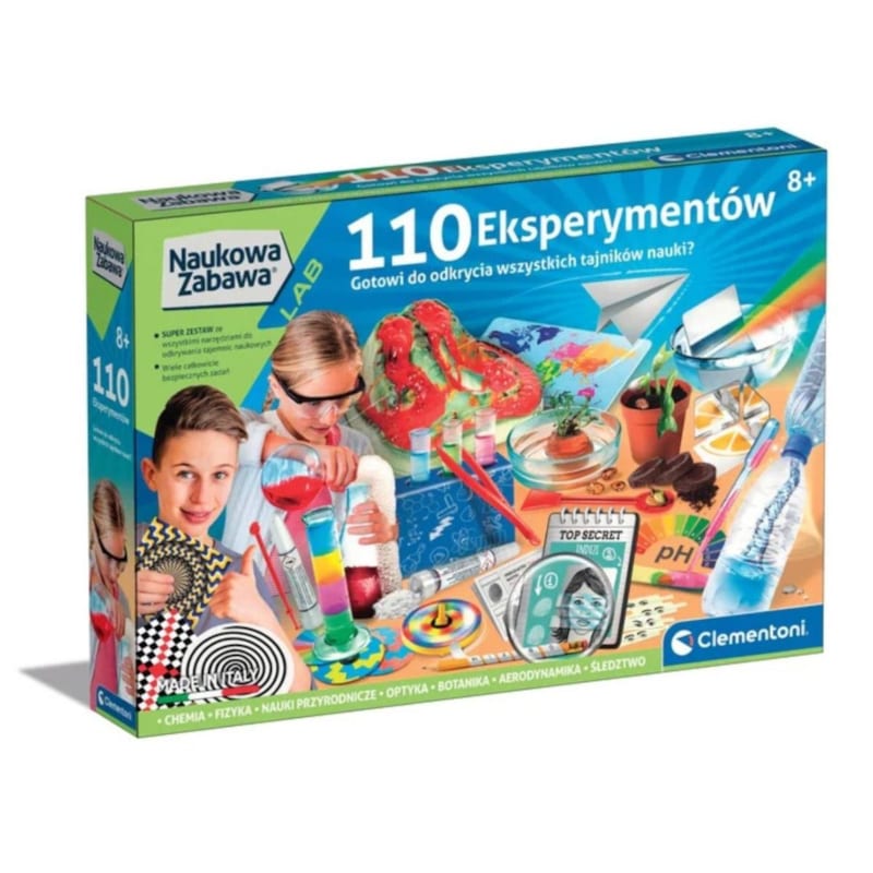 Coffret scientifique clementoni 50720 science and jeu - 110 expériences