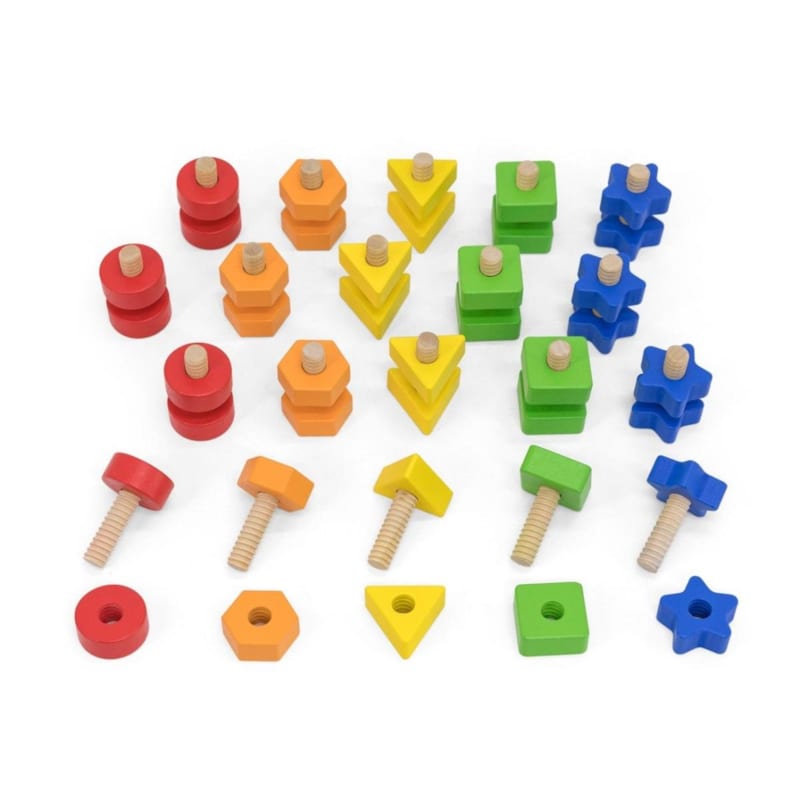 Jeu de vis et écrous viga 44694 - 40 pièces sensorielles