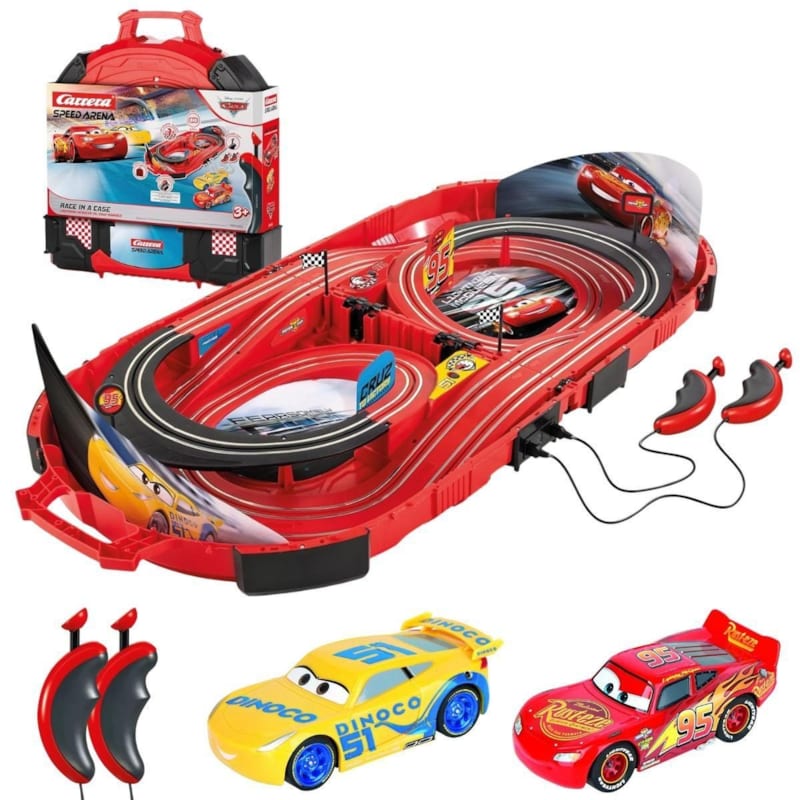 Circuit carrera speed arena 20016002 disney pixar cars 2,77 m - valise