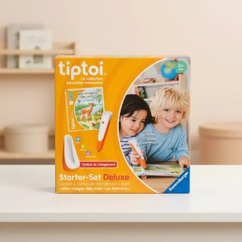Tiptoi starter-set deluxe - livre les animaux