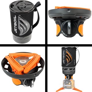 Réchaud et popote jetboil flash 1l carb