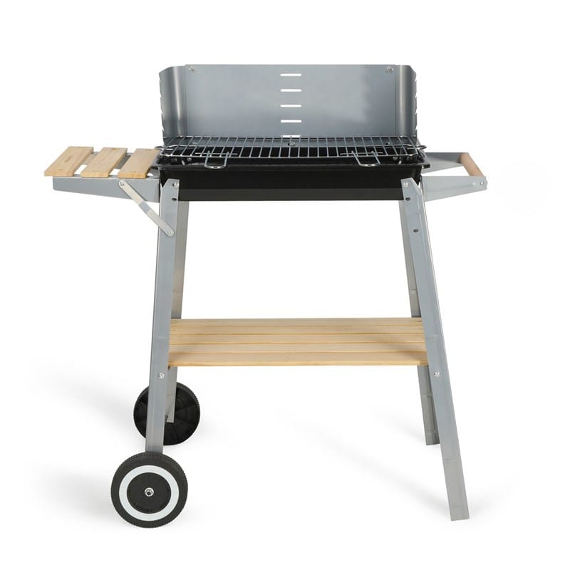 LIVOO - Barbecue charbon finition bois