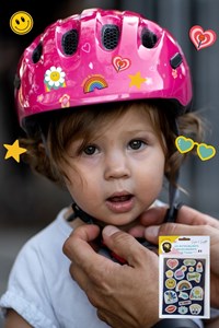 Stickers autocollants réfléchissants vélo de titouan fun