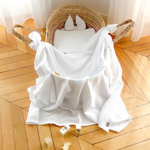 Maxi lange en gaze de coton, jeanne