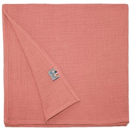 Lange gaze de coton jeanne terracotta