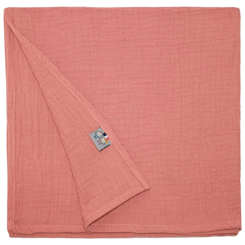 Lange gaze de coton jeanne terracotta