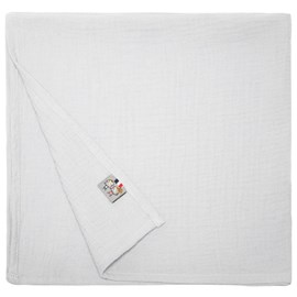 Lange en gaze de coton jeanne gris