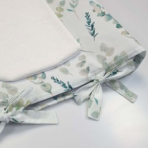 Housse matelas à langer eucalyptus