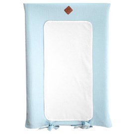 Housse matelas-langer gaze coton jeanne