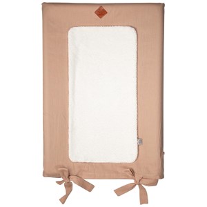 Housse de matelas à langer en lin lavé