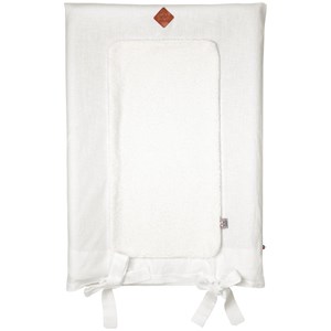 Housse de matelas à langer en lin lavé