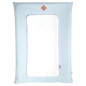 Housse de matelas à langer bleu 70 x 50