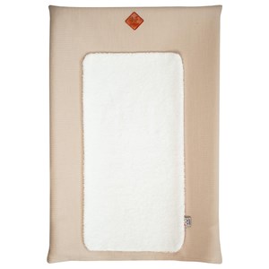Housse de matelas à langer beige 70 x