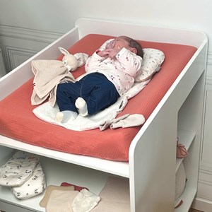 Housse matelas à langer bambou jeanne