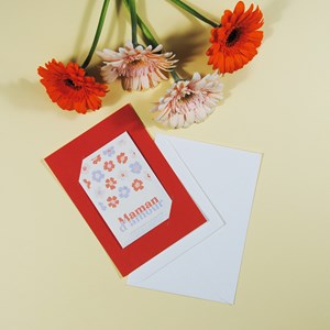 Pack maman - coffret fleurs et carte