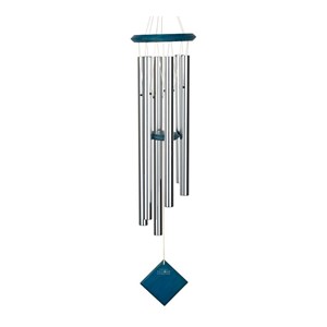Carillon à vent encore terre - bois bleu