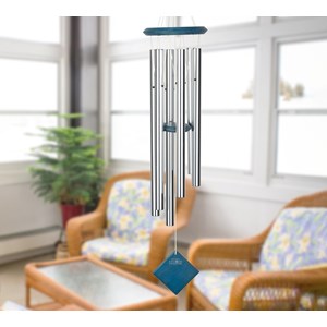 Carillon à vent encore terre - bois bleu