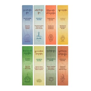 Pack encens tibetain - 8 senteurs