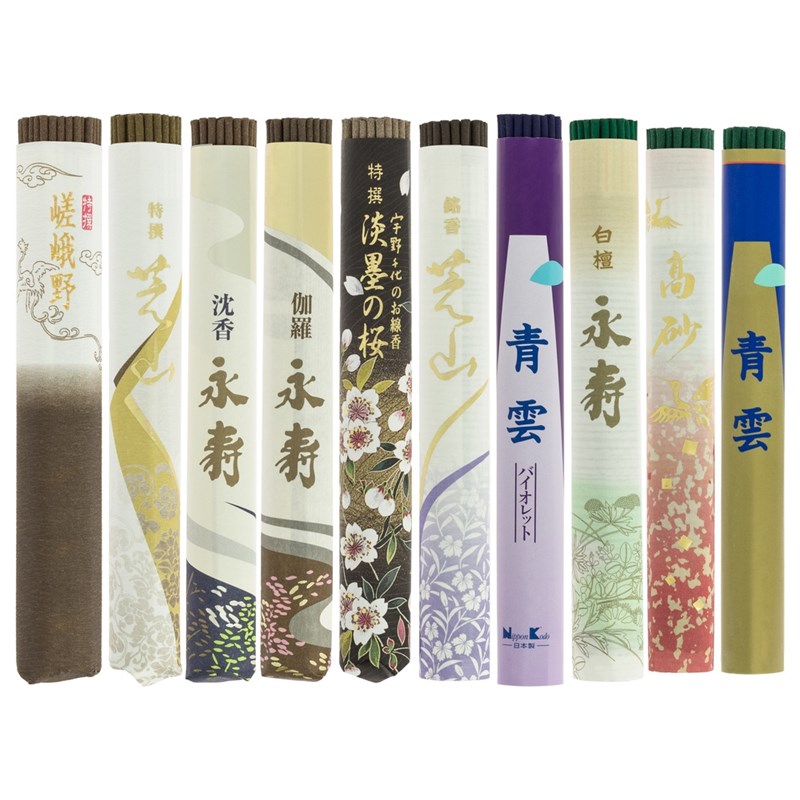 Pack encens koh en rouleau - 10 senteurs