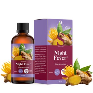 Huile de massage bio night fever