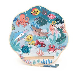 Pêche à la ligne magnétique océan