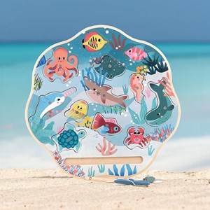 Pêche à la ligne magnétique océan