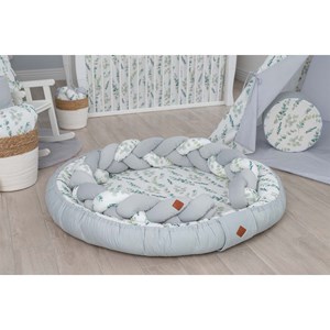 Parc de jeux tapis d'éveil eucalyptus