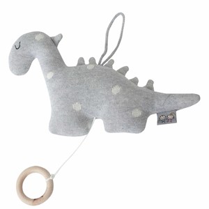 Peluche dinosaure musicale coton