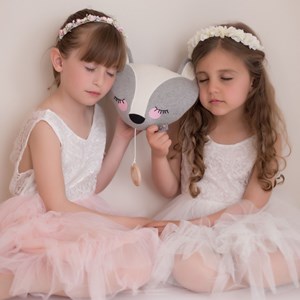 Peluche musicale renard coton bio