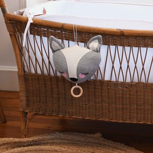 Peluche musicale renard coton bio