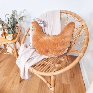 Coussin d'allaitement poule néo vintage