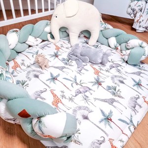 Tapis de parc réversible safari