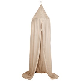 Ciel de lit beige 250 cm