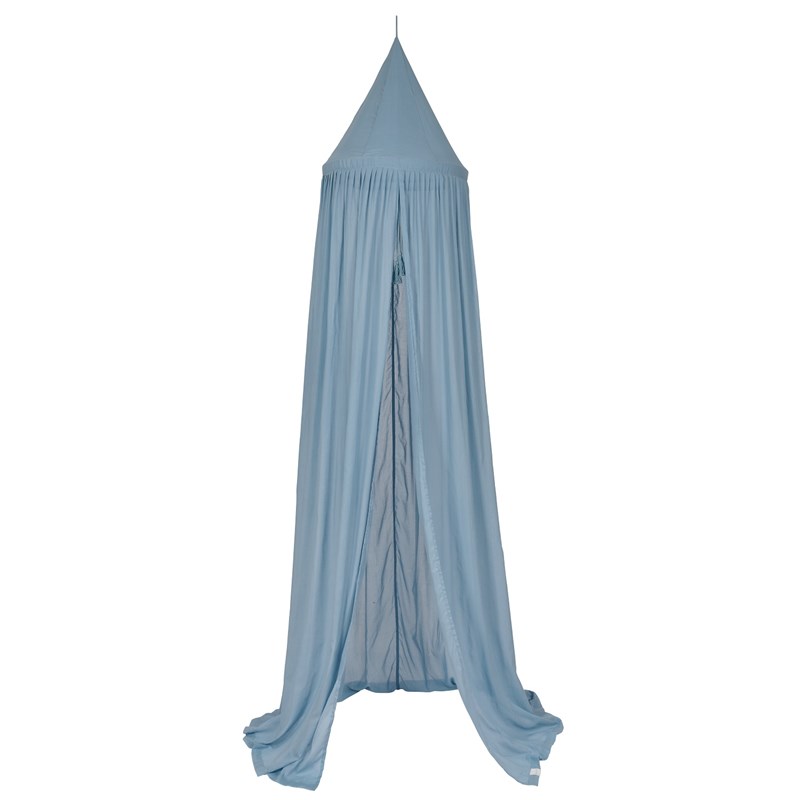 Ciel de lit bleu 250 cm