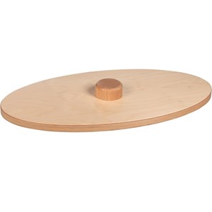 Planche d'équilibre en bois labirinto