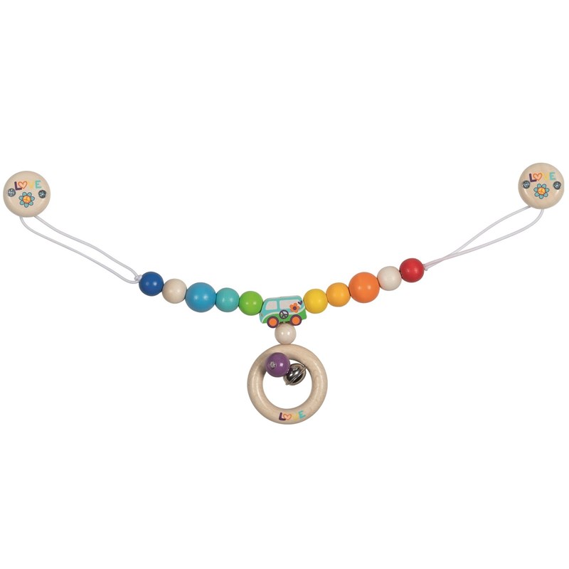 Chaîne poussette van arc-en-ciel