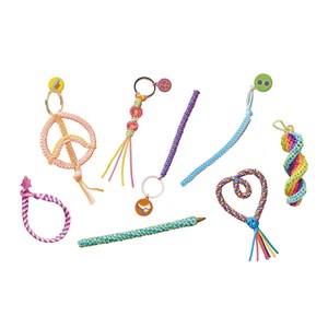 Scoubidous peace and love à créer