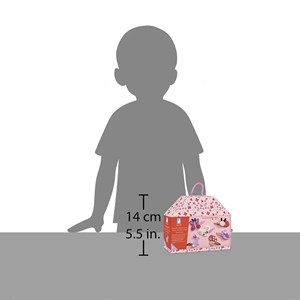 6 barrettes pailletées flower garden à