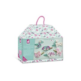 6 barrettes pailletées little pets à c