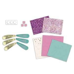 6 barrettes pailletées little pets à c