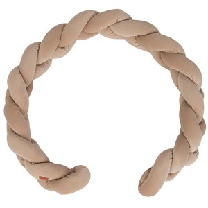 Tresse de lit bébé en velvet cappuccino