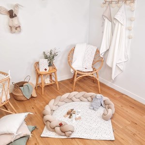 Tresse de lit bébé universelle velvet