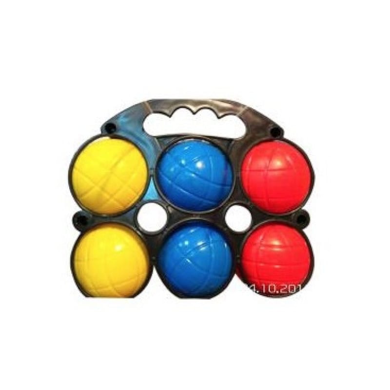 Petanque - 6 boules plastiques avec cochonnet (MGM) - Couverture