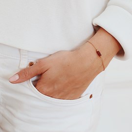 Bracelet grenat - essentiel