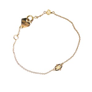Bracelet citrine - orphée