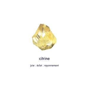 Bracelet citrine - orphée